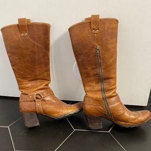 Born leather boots 7.5 cowboy classy heel